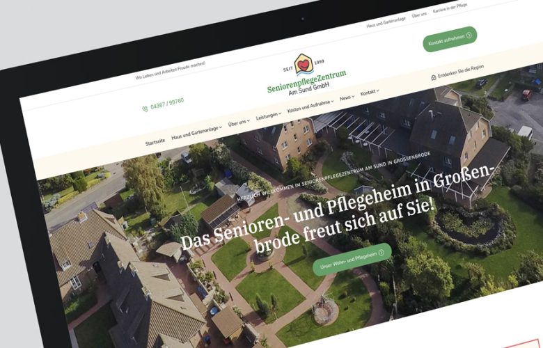 Neue Internetseite für das Seniorenpflegezentrum in Großenbrode